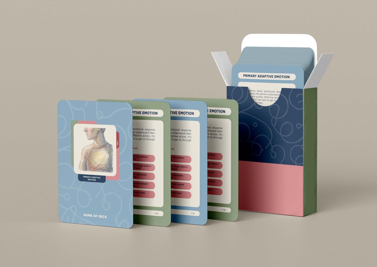 EFT Clinical Process Card Deck with box and cards
